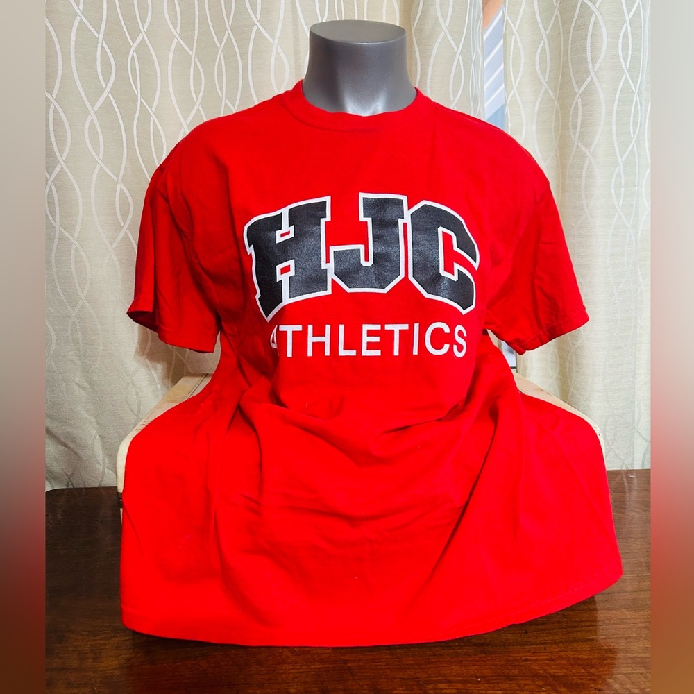 Red HJC Athletics Society Cotton Short Sleeve T-Shirt